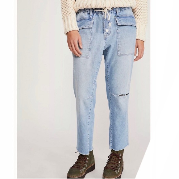Free People City Slouch Tapered Jeans - Picture 4 of 16